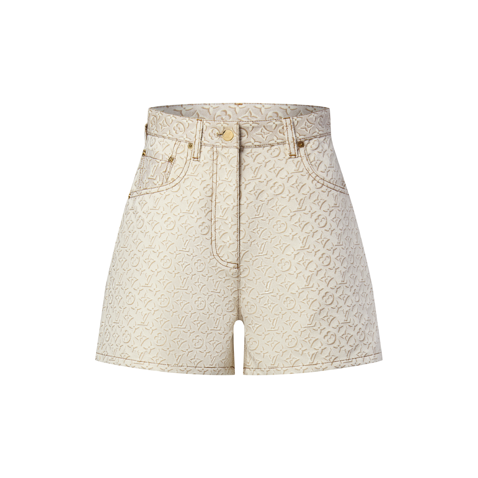 3D Monogram Denim Shorts - Ready-to-Wear | LOUIS VUITTON